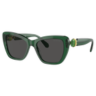 swarovski sunglasses  square shape  sk6018  green