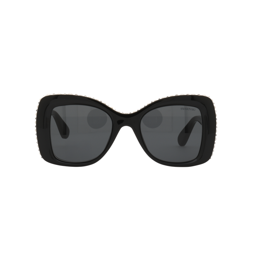 swarovski sunglasses  butterfly shape  sk6062u  black