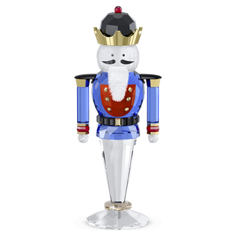 swarovski holiday cheers nutcracker  blue