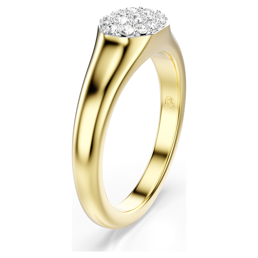 swarovski dextera ring  mixed cuts  white  gold tone plated