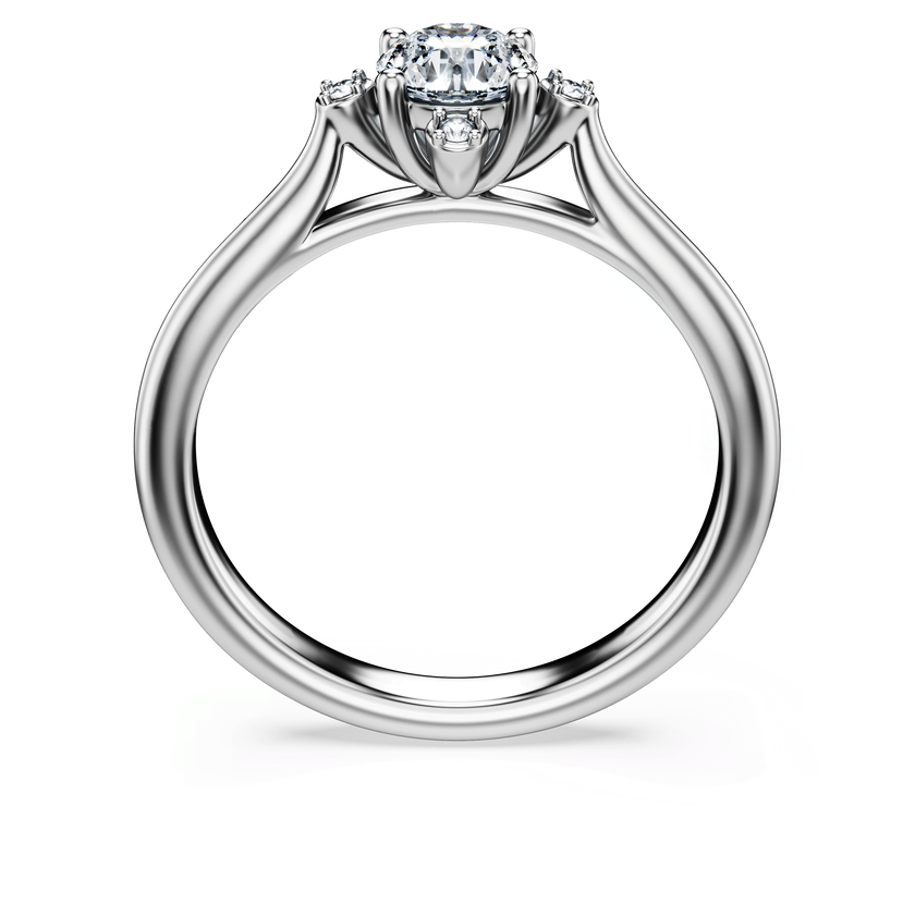 swarovski galaxy ring  laboratory grown diamonds 0 5 ct tw  18k white gold