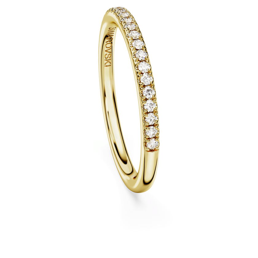 swarovski eternity band ring  lab grown diamonds 0 2 ct tw  round shape  18k yellow gold