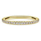 swarovski eternity band ring  lab grown diamonds 0 2 ct tw  round shape  18k yellow gold