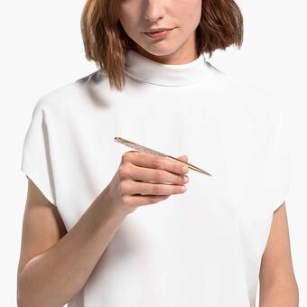 swarovski crystalline nova ballpoint pen  rose gold tone  rose gold tone plated