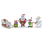 swarovski holiday cheers santa story set