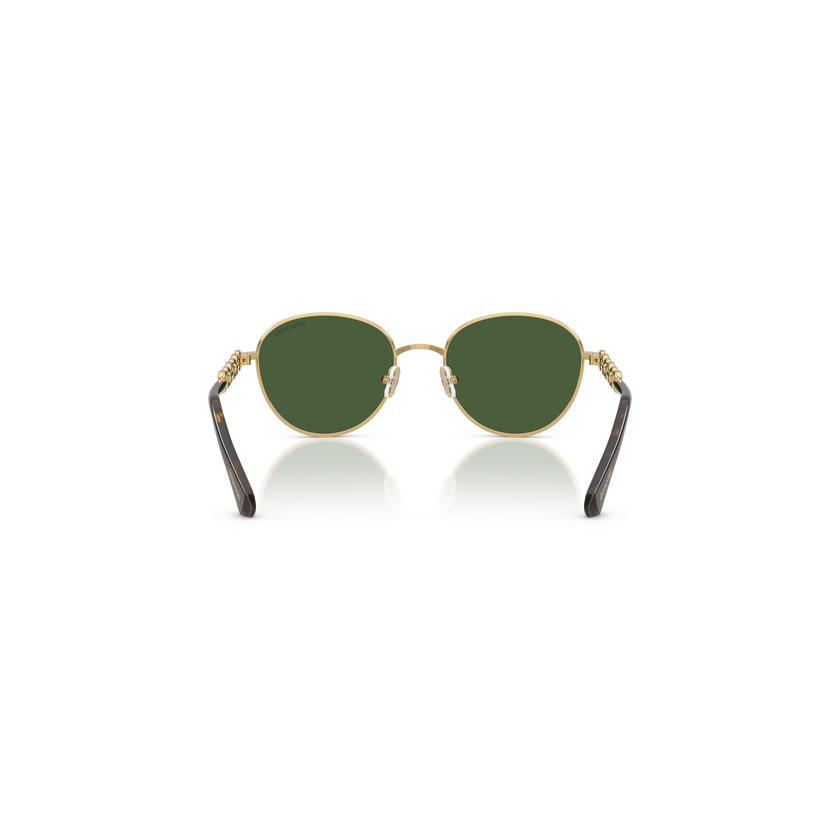 swarovski sunglasses  round shape  sk7049  gold tone