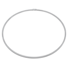 swarovski eternity tennis necklace  laboratory grown diamonds 7 ct tw  18k white gold