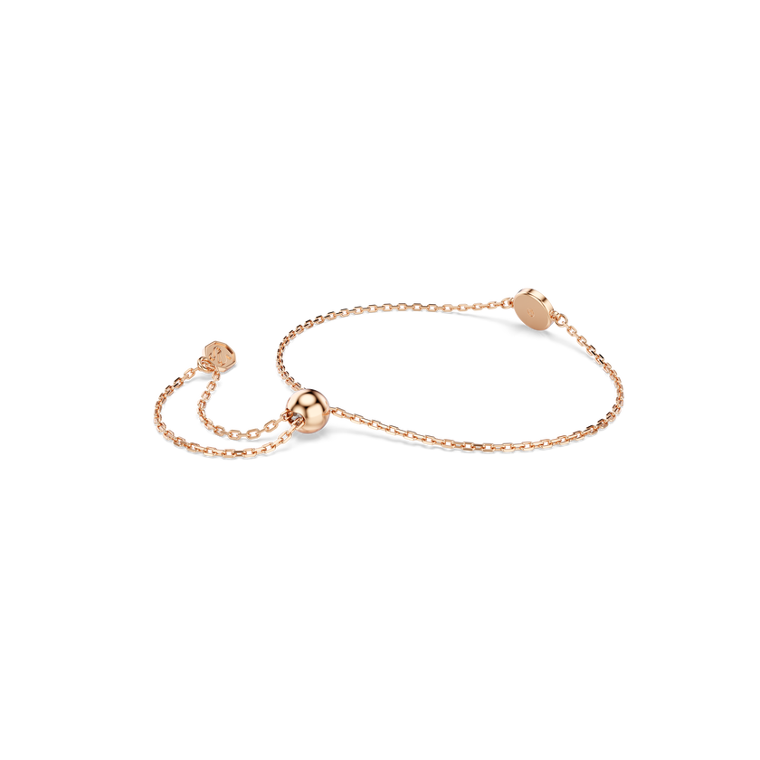 swarovski luckily bracelet  pav   eye  blue  rose gold tone plated