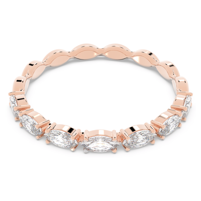 swarovski matrix vittore ring  marquise cut  white  rose gold tone plated