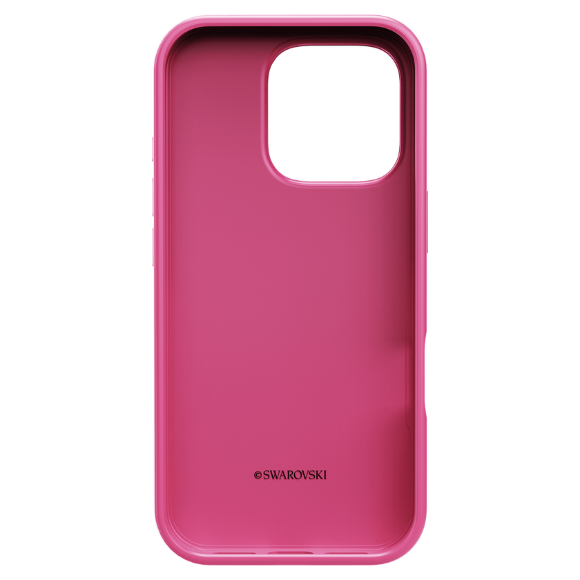 swarovski high smartphone case  color gradient  iphone  16 pro  pink