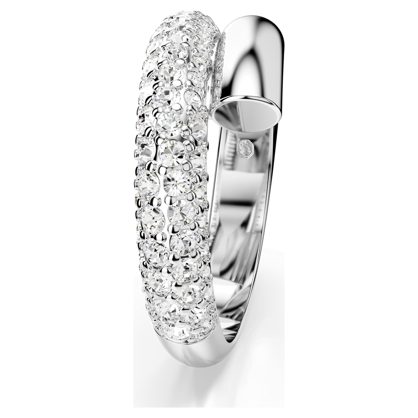 swarovski dextera ring  white  rhodium plated
