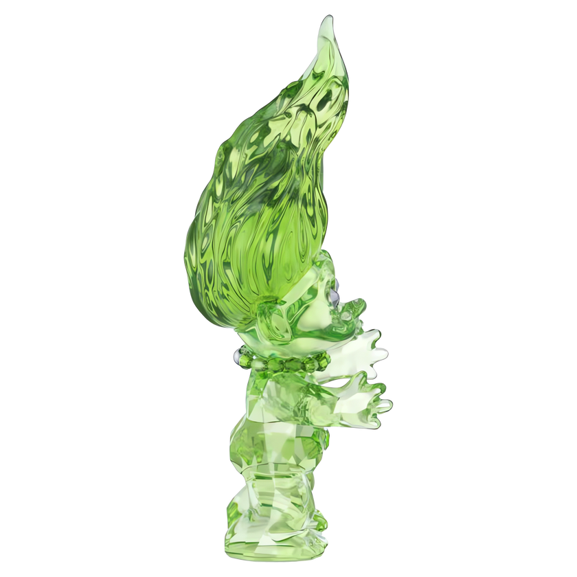 swarovski good luck trolls troll  green