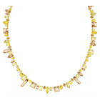 swarovski gema strandage  mixed cuts  yellow  gold tone plated