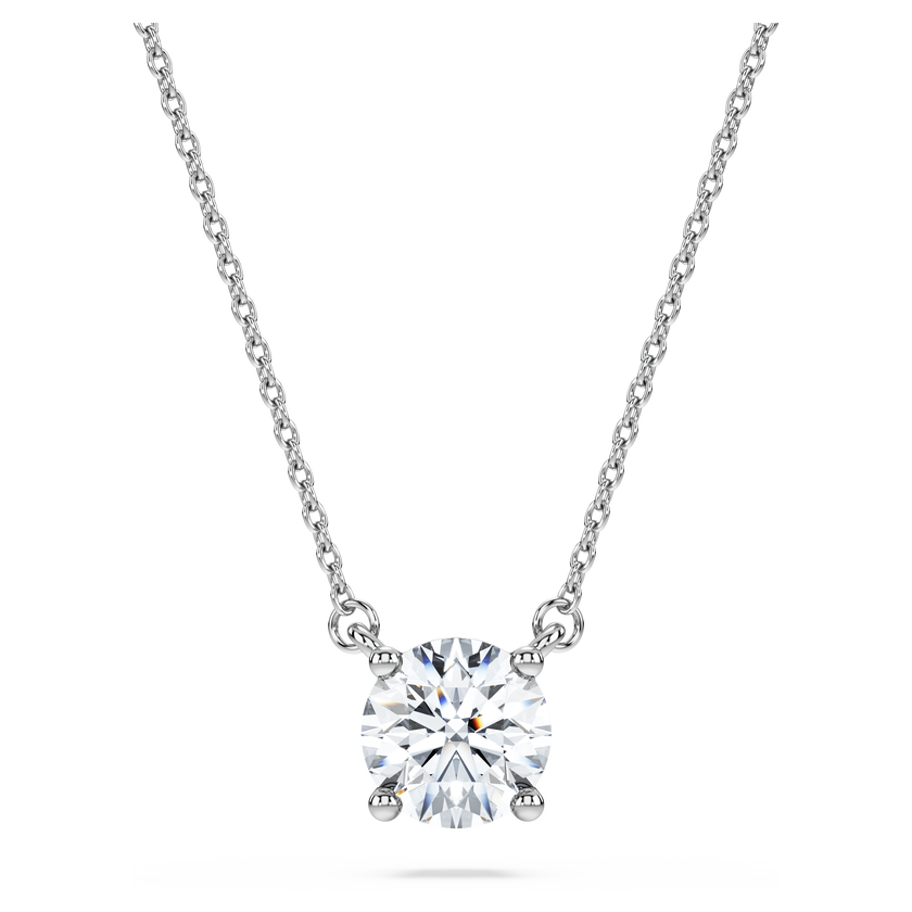 swarovski eternity pendant  laboratory grown diamonds 1 ct tw  18k white gold