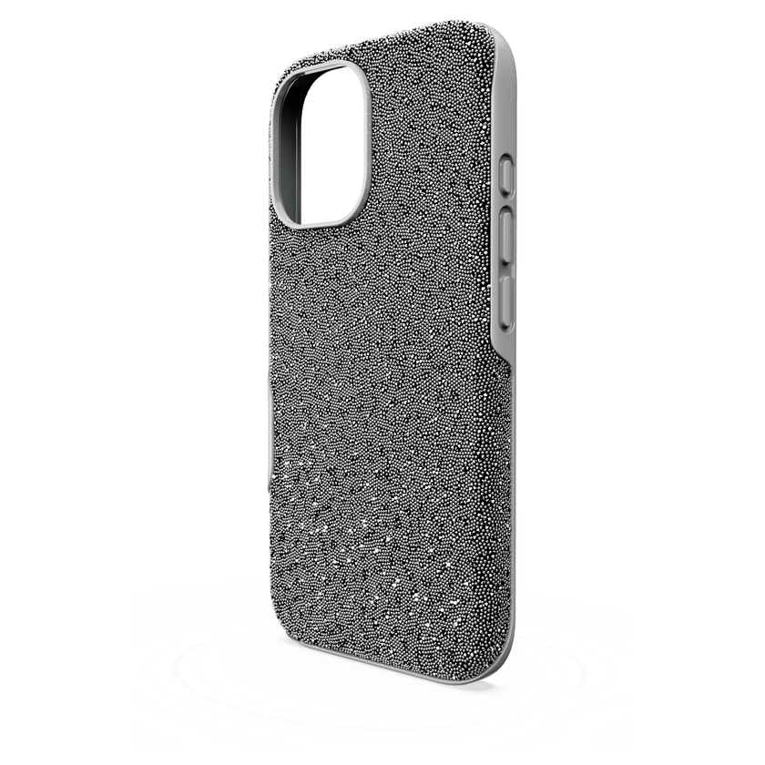 swarovski high smartphone case  iphone  16  silver tone
