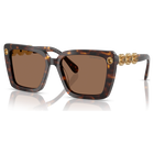 swarovski sunglasses  square shape  sk6032  brown