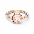 Tahlia Ring, Pink, Rose-gold tone plated