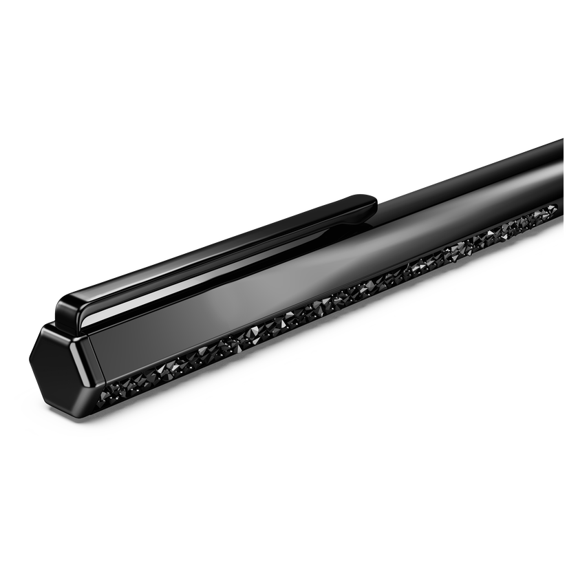 swarovski crystal shimmer ballpoint pen  black  black lacquered