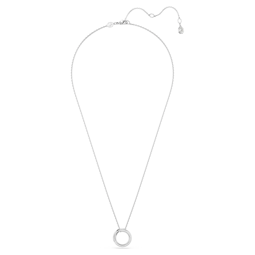 swarovski dextera pendant  pav   white  rhodium plated