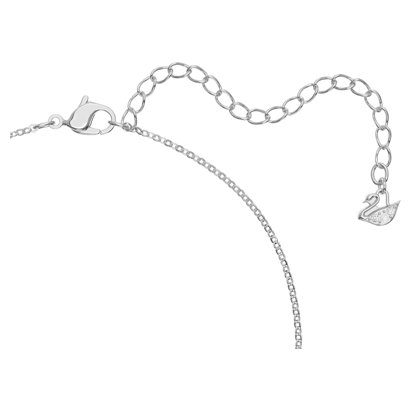 swarovski exist pendant  infinity  white  rhodium plated