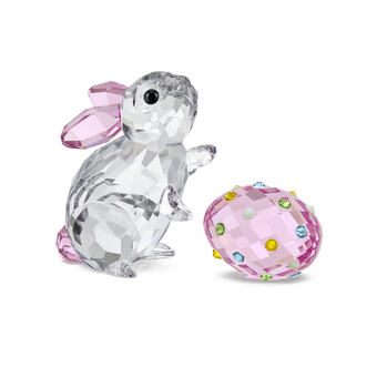 swarovski idyllia rabbit and egg
