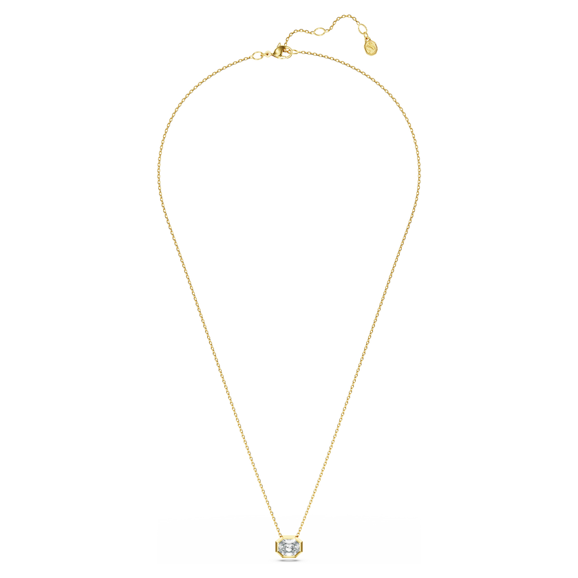 swarovski octagon pendant  lab grown diamonds 1 0 ct tw  octagon shape  18k yellow gold