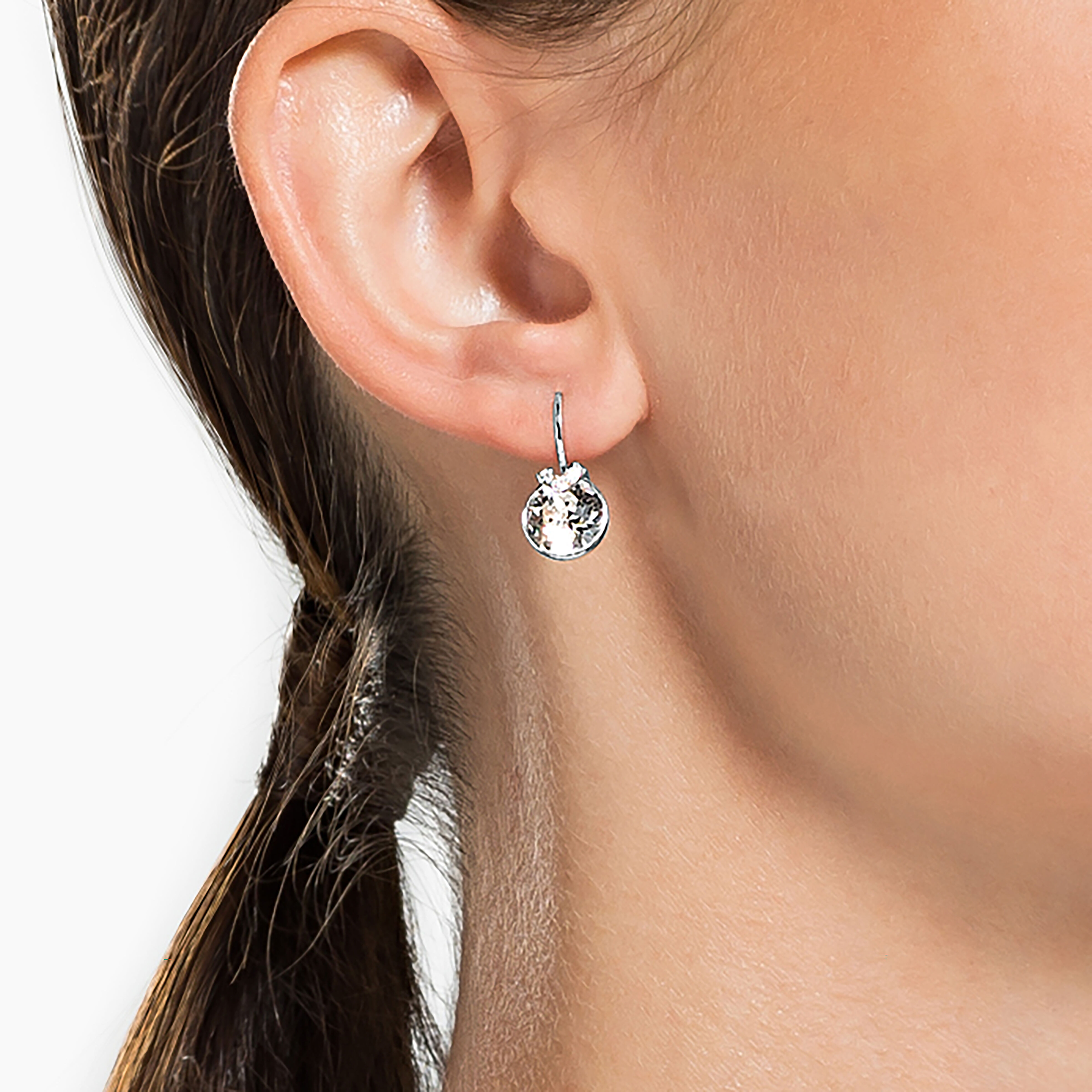 Swarovski rose gold bella earrings online