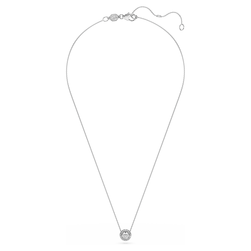 swarovski eternity pendant  laboratory grown diamonds 0 59 ct tw  18k white gold