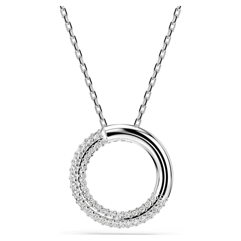 swarovski dextera pendant  pav   white  rhodium plated
