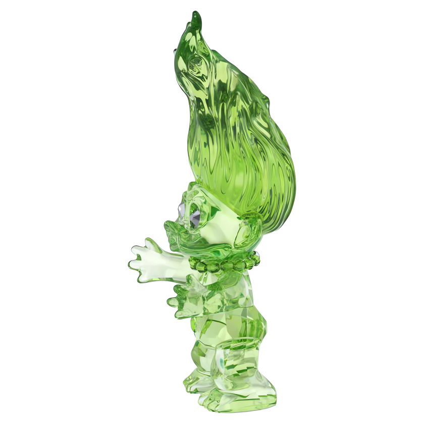 swarovski good luck trolls troll  green
