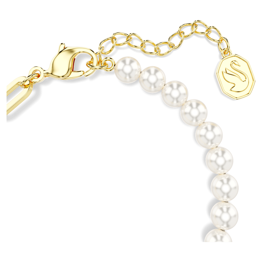 swarovski teddy bracelet  bear  green  gold tone plated