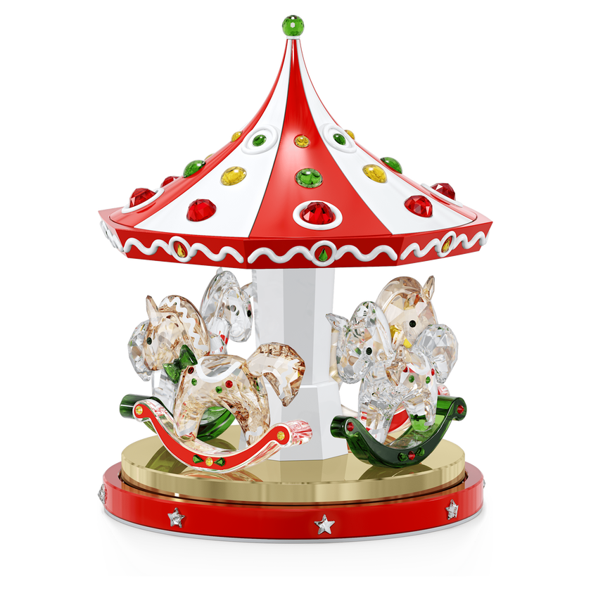 swarovski holiday cheers carousel