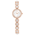 swarovski una angelic watch  crystal bracelet  rose gold tone  rose gold tone finish