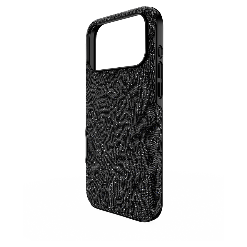 swarovski high smartphone case  iphone  17 pro max  black