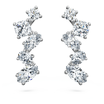 swarovski galaxy ear cuffs  laboratory grown diamonds 1 25 ct tw  18k white gold