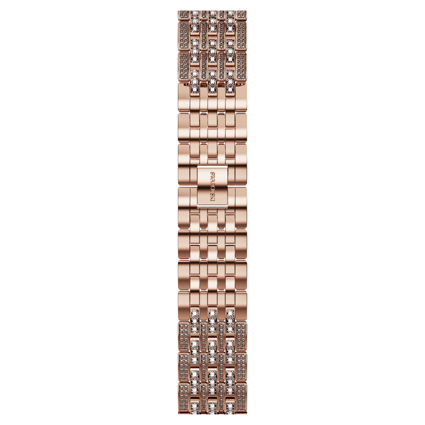 swarovski princess strap  for apple watch  40mm   41mm  rose gold tone  rose gold tone finish