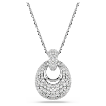 swarovski sublima pendant  white  rhodium plated