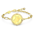 Zodiac bracelet, Libra, Gold tone, Gold-tone plated