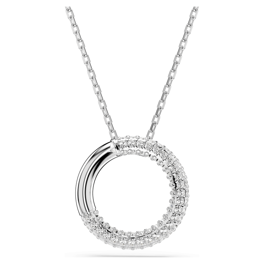 swarovski dextera pendant  pav   white  rhodium plated