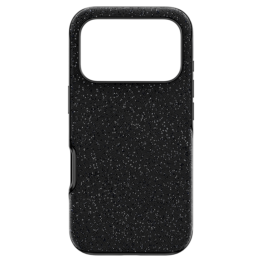 swarovski high smartphone case  iphone  17 pro  black