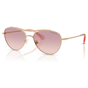 swarovski sunglasses  pilot shape  sk7047  pink