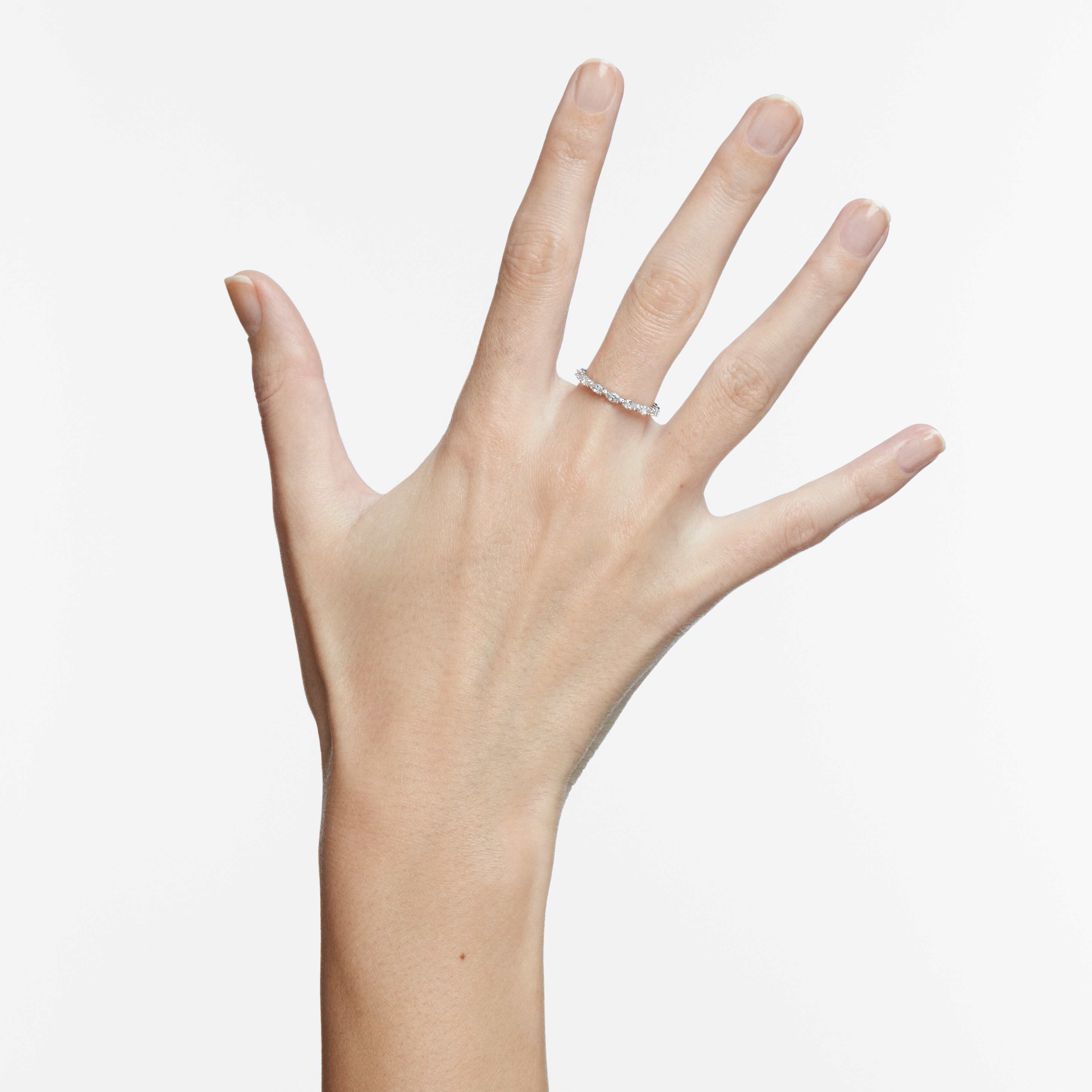 swarovski matrix vittore ring  marquise cut  white  rhodium plated