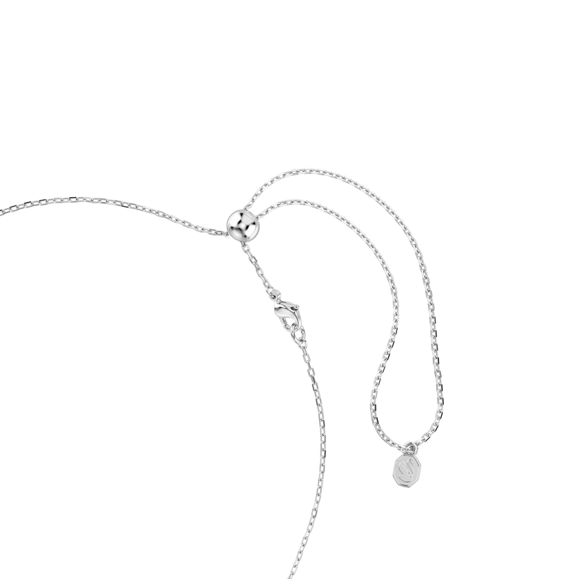 ariana grande x swarovski tennis necklace  mixed cuts  multicolored  rhodium plated