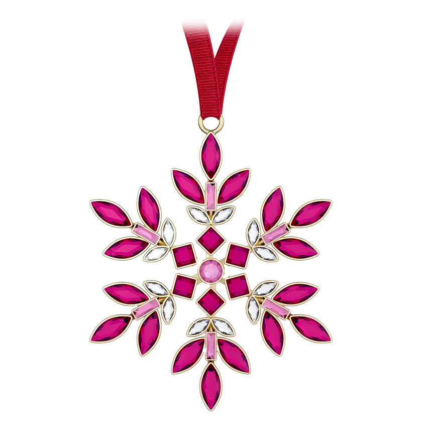 swarovski gema holiday ornament  red