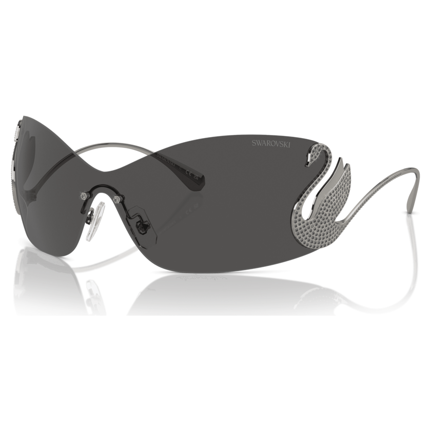 swarovski sunglasses  mask  swan  sk7020  gray