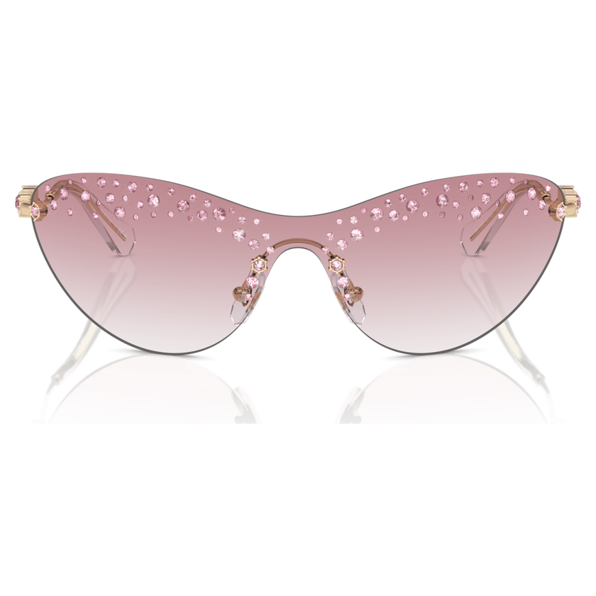 swarovski sunglasses  mask  pink