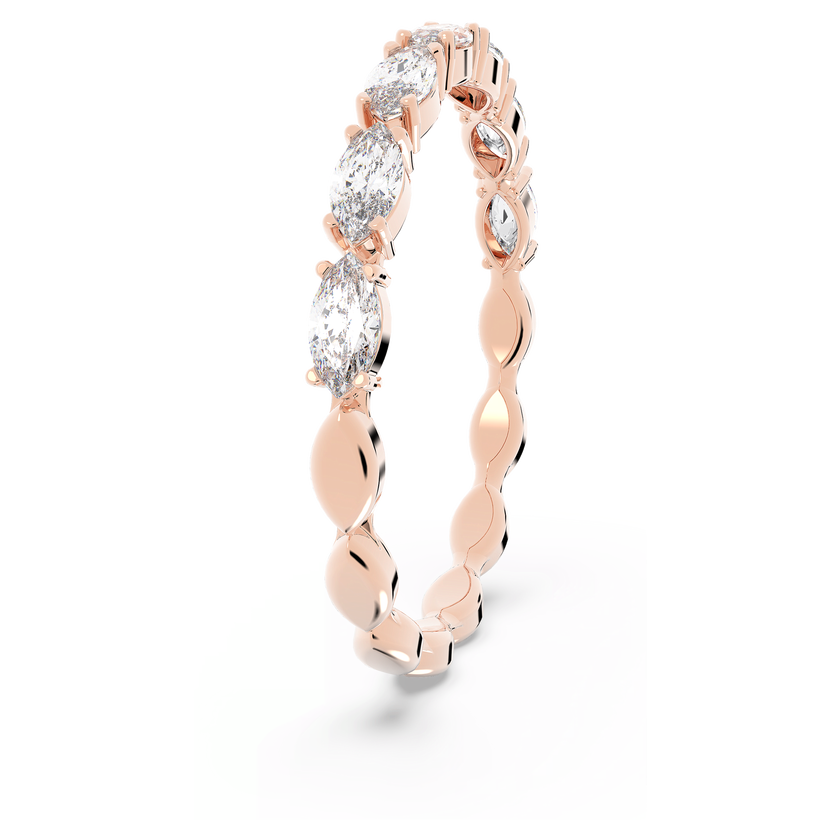 swarovski matrix vittore ring  marquise cut  white  rose gold tone plated