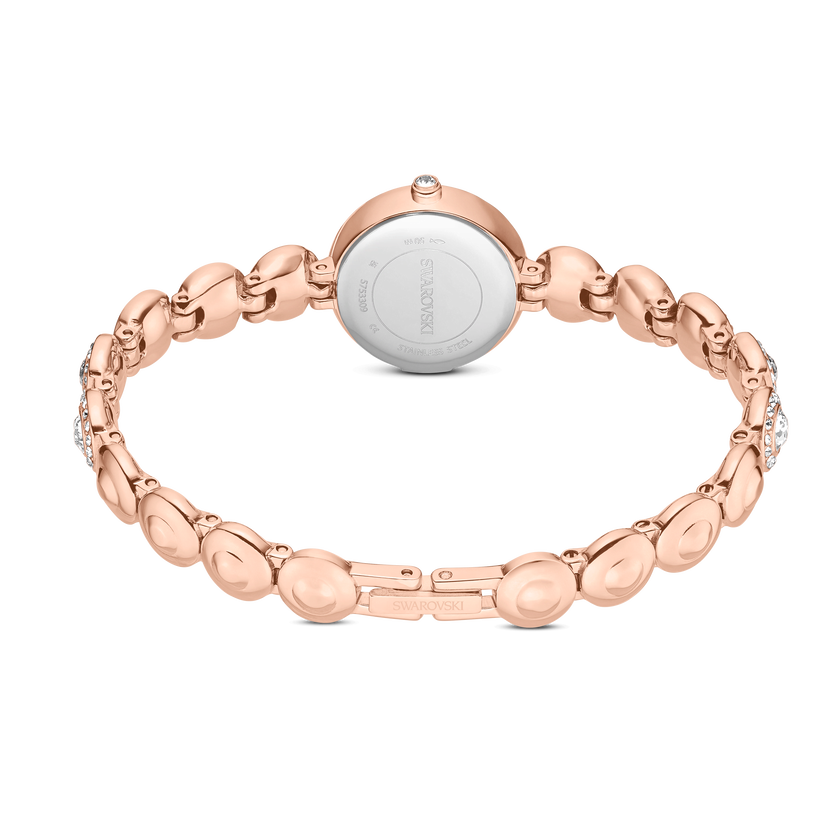 swarovski una angelic watch  crystal bracelet  rose gold tone  rose gold tone finish