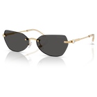 swarovski sunglasses  pillow shape  sk7038  gold tone