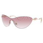 swarovski sunglasses  mask  pink